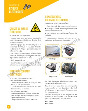 Livret habilitation électrique - Norme NF C 18-510 / A1