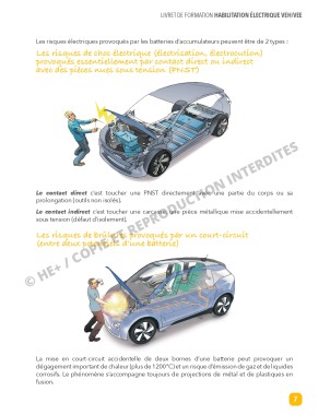 Livret habilitation véhicules électriques - Norme NF C 18-550